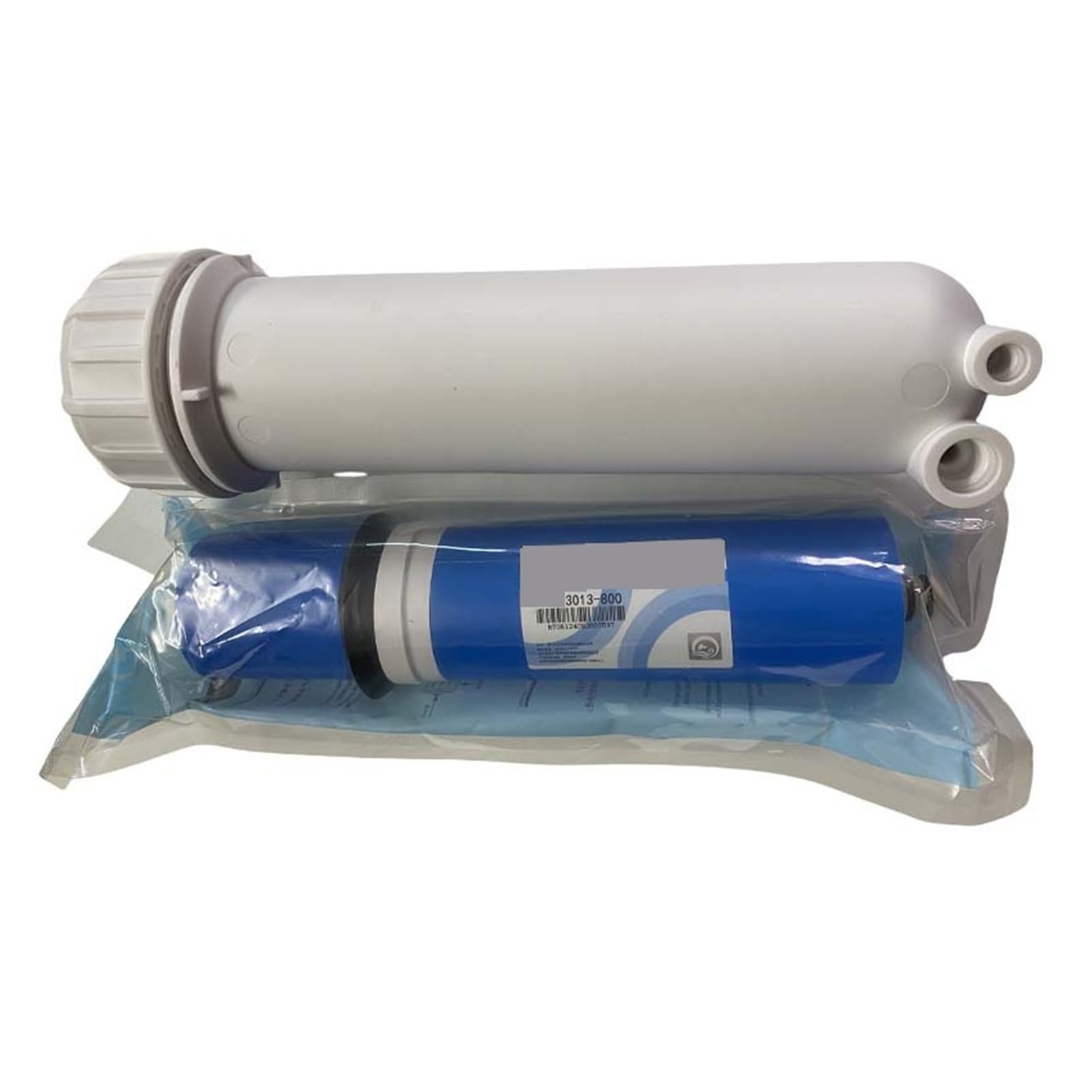 Cartucho de filtro de agua con membrana de ósmosis inversa 3013-800GPD con carcasa, piezas for purificador de agua Debajo del fregadero