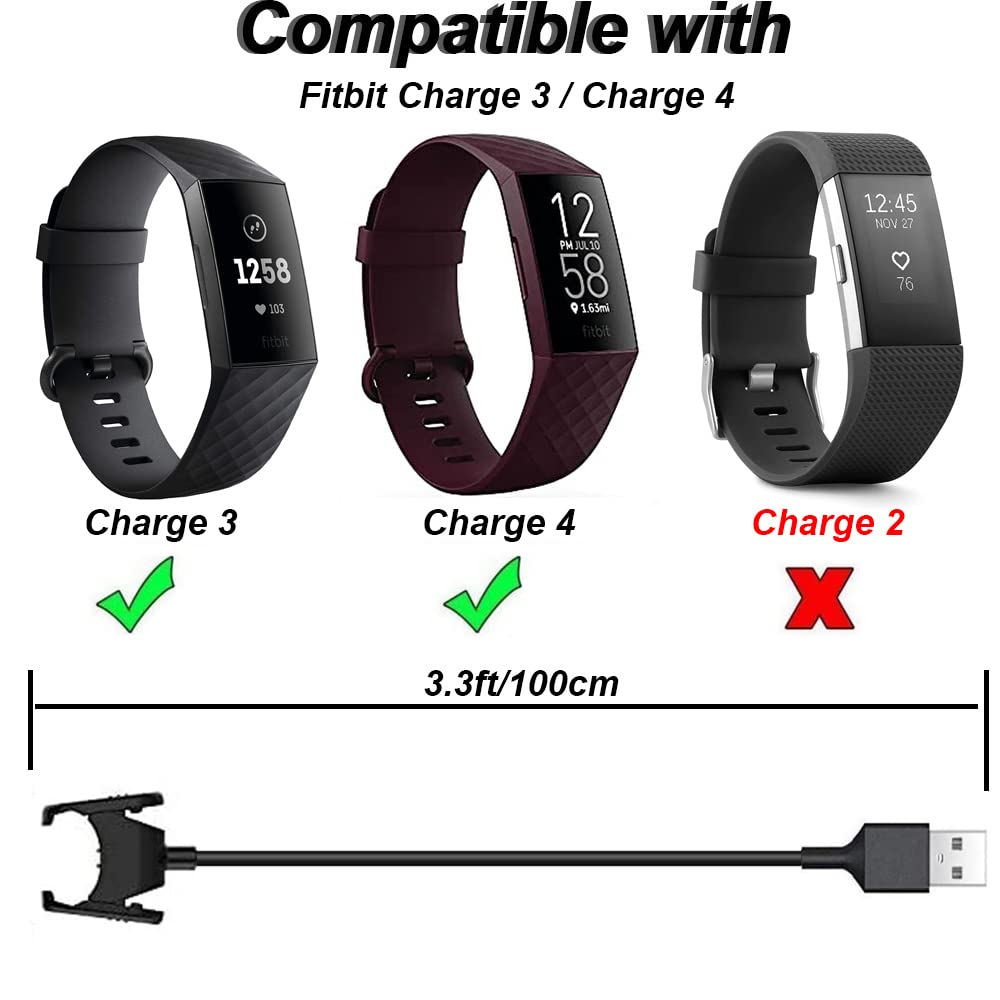 Cavo di ricarica compatibile con Fitbit Charge 4
