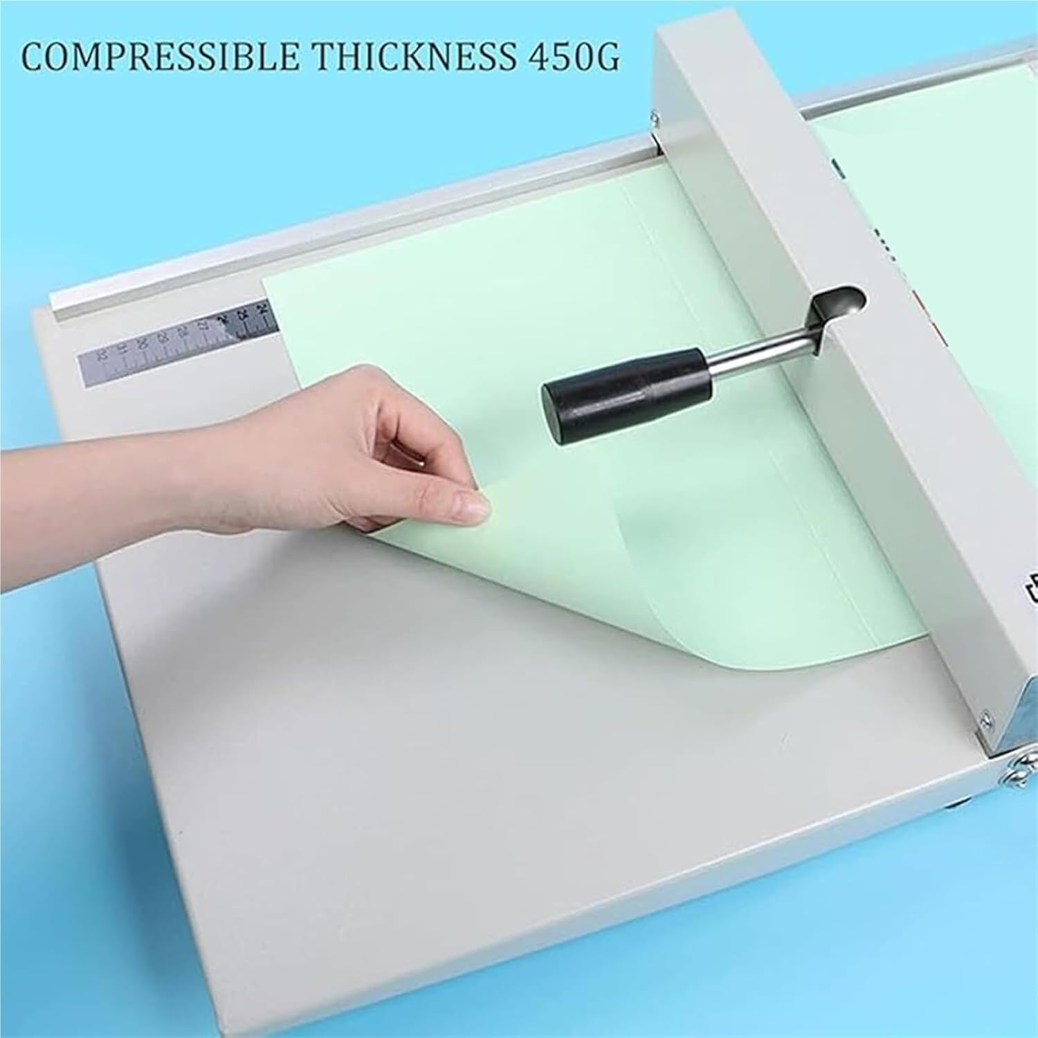 Plieuse manuelle pour papier, 350 mm/460 mm de largeur, 0,8 mm de profondeur, pour cartes, cartes de vœux, livrets, outil pliable polyvalent