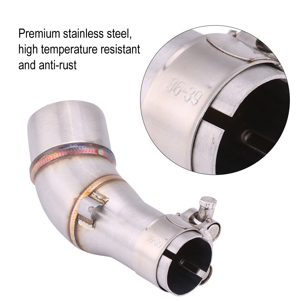 Connettore Per Tubo Di Scarico Moto - Adattatore Slip-on Per Sostituzione E Riparazione - Foto 5