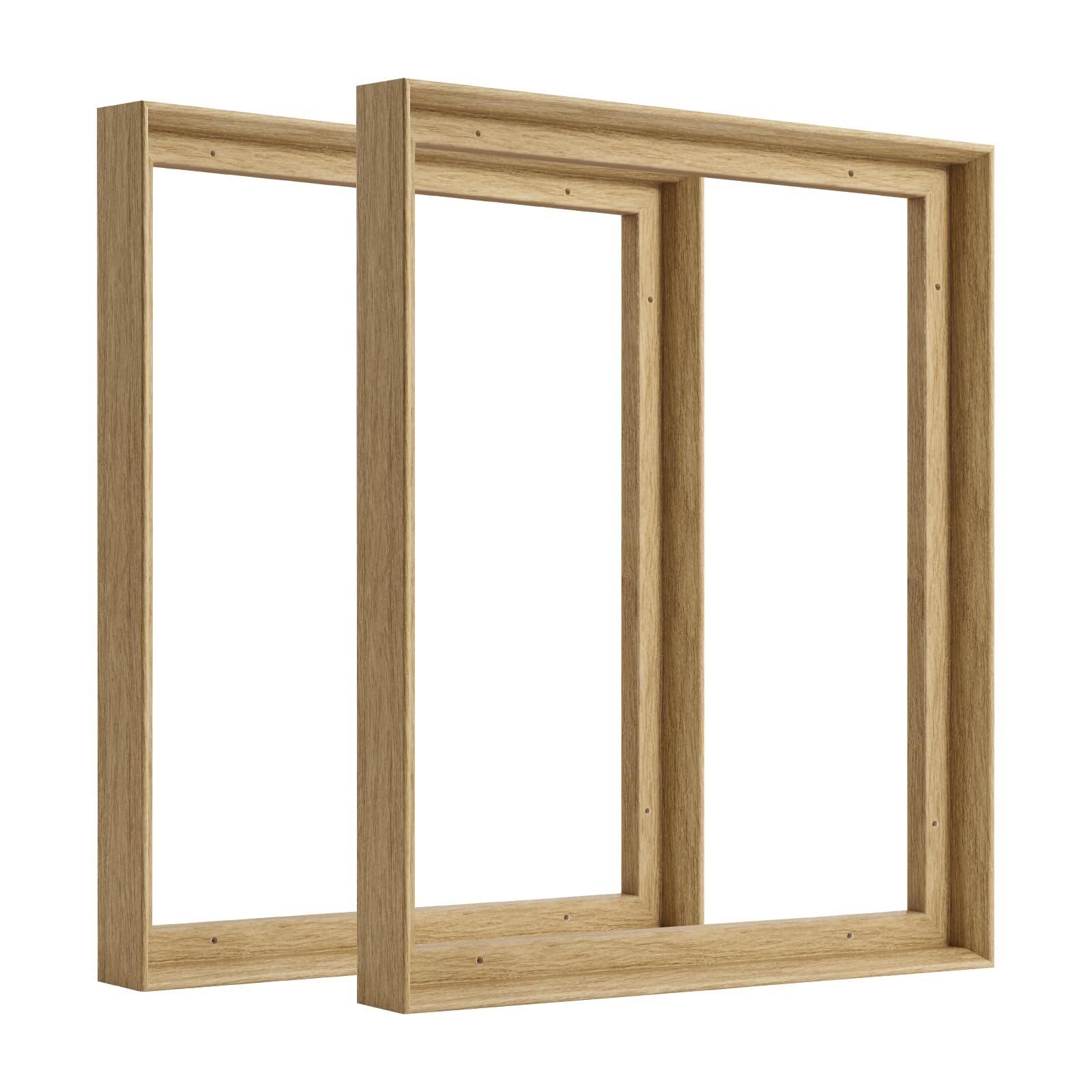 Lot de 2 cadres caisse américaine 40×50cm, profondeur 2,3cm, cadre pour toile sur châssis