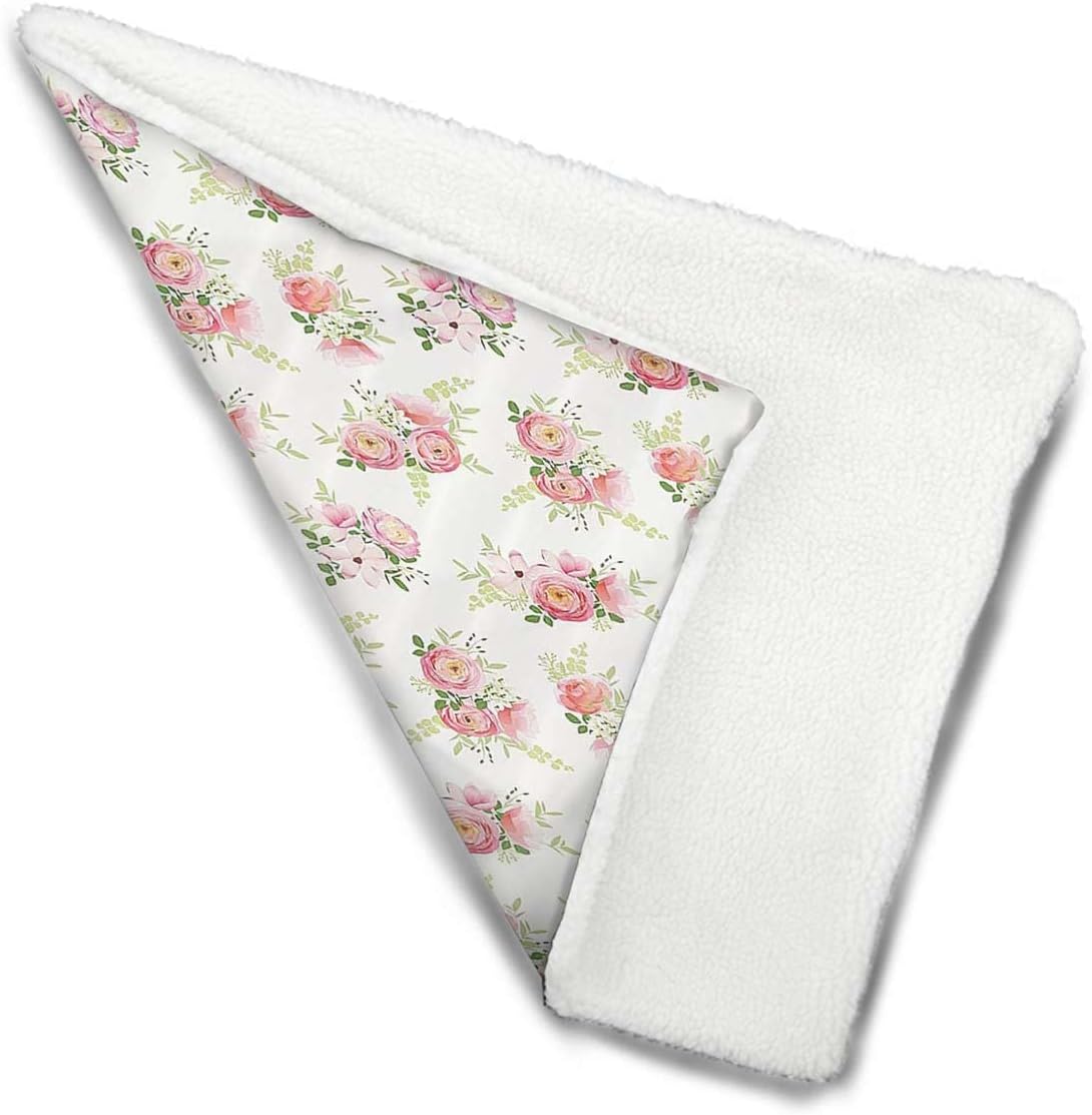 review Pink Green Dog Bed Mat Bunch of Magnolia Buds Nature Machine Washable Pad Pet Sleeping Mat for Dogs Cats Nostalgic Elegance Themed 19