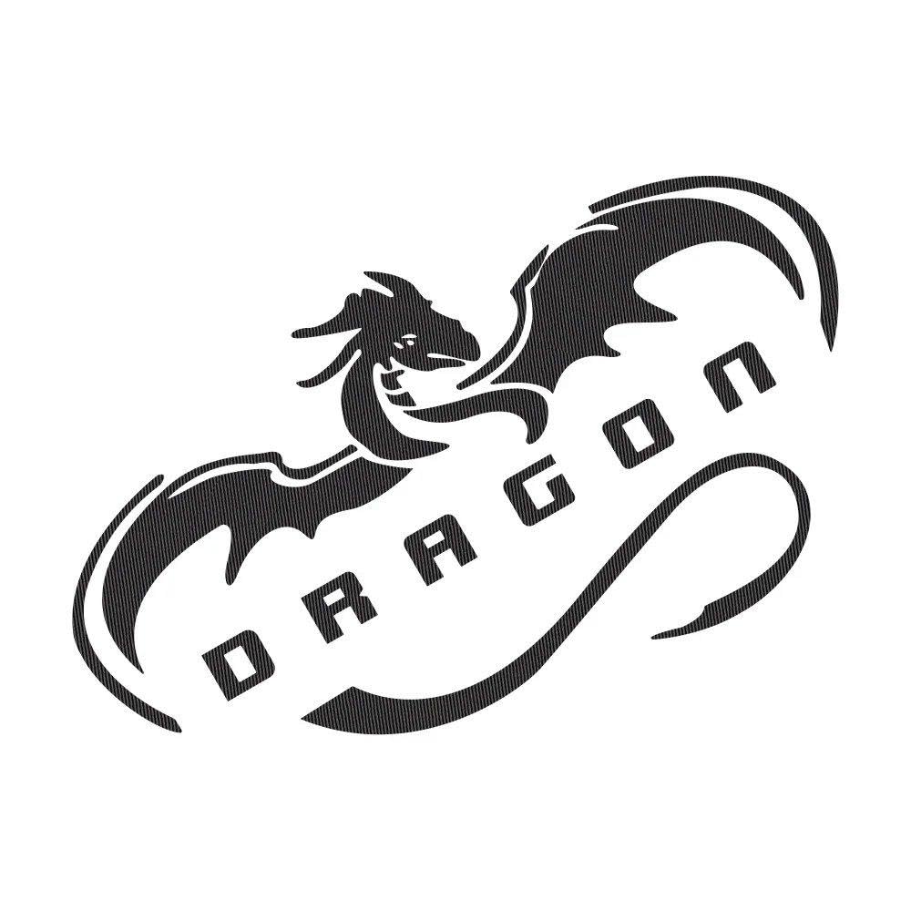 Dragon Wings Car Stickers Auto Vinyl Film Decals for Car Bumper Windows Motorcycle Laptop(Carbon Fiber,4pcs)
