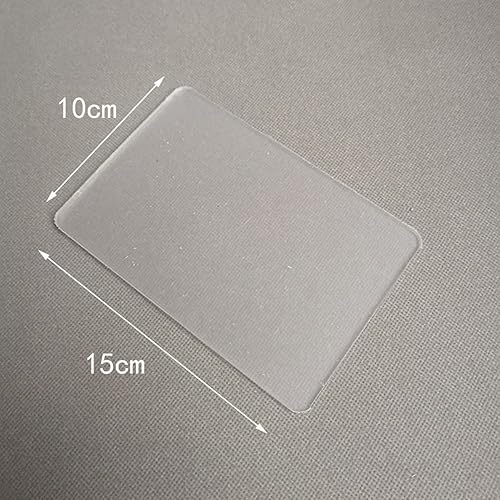 Miniatura 4 de Tabla de soporte de lámina acrílica de 2 piezas para manualidades de arcilla, rectángulo y cuadrado, transparente, placa de presión para