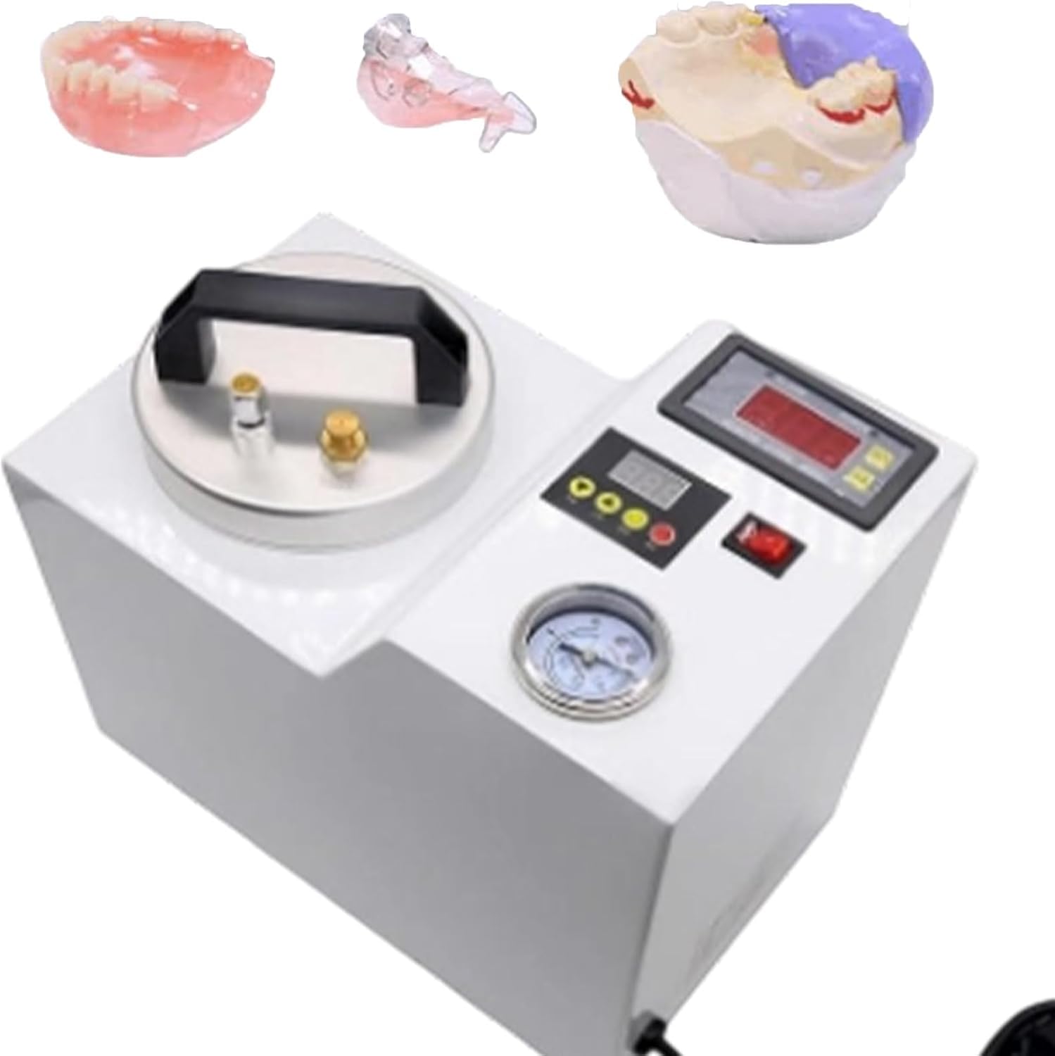 Polimerizador digital a presión, máquina de polimerización automática, reparación instantánea portátil, polimerización en macetas de presión, para laboratorio dental