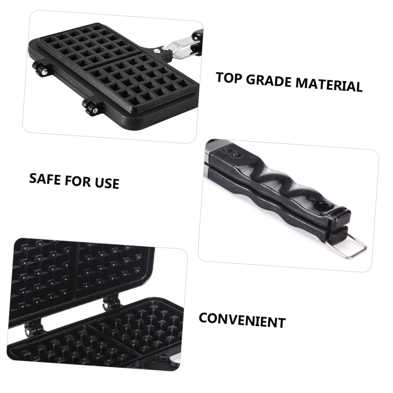 Stampo Waffle Antiaderente per Mold per Torte e Dolci Utensile da Forno Leggero e Facile da Pulire per Cucine e Regalo per Amanti della