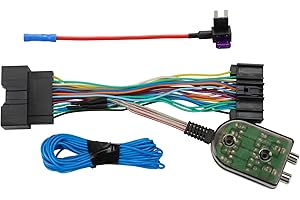Add A Subwoofer Amplifier Wire Harness Interface Factory Radio Inline Converter for...