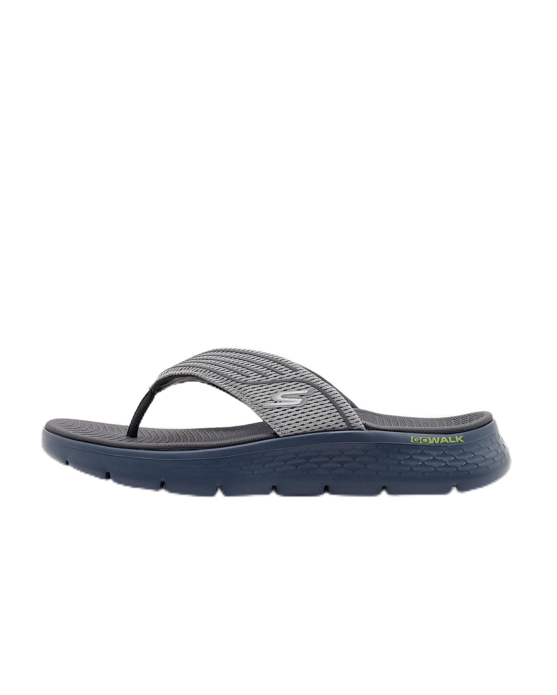 Skechers Go Walk Flex Sandale für Herren, Hellgrau, 45.5 EU