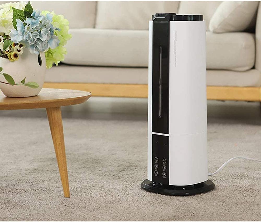 Humidificadores para Dormitorio Humidificadores industriales Humidificadores de Niebla fría para Habitaciones Grandes Humidificadores de pie Air Whisper Apagado automático y f,