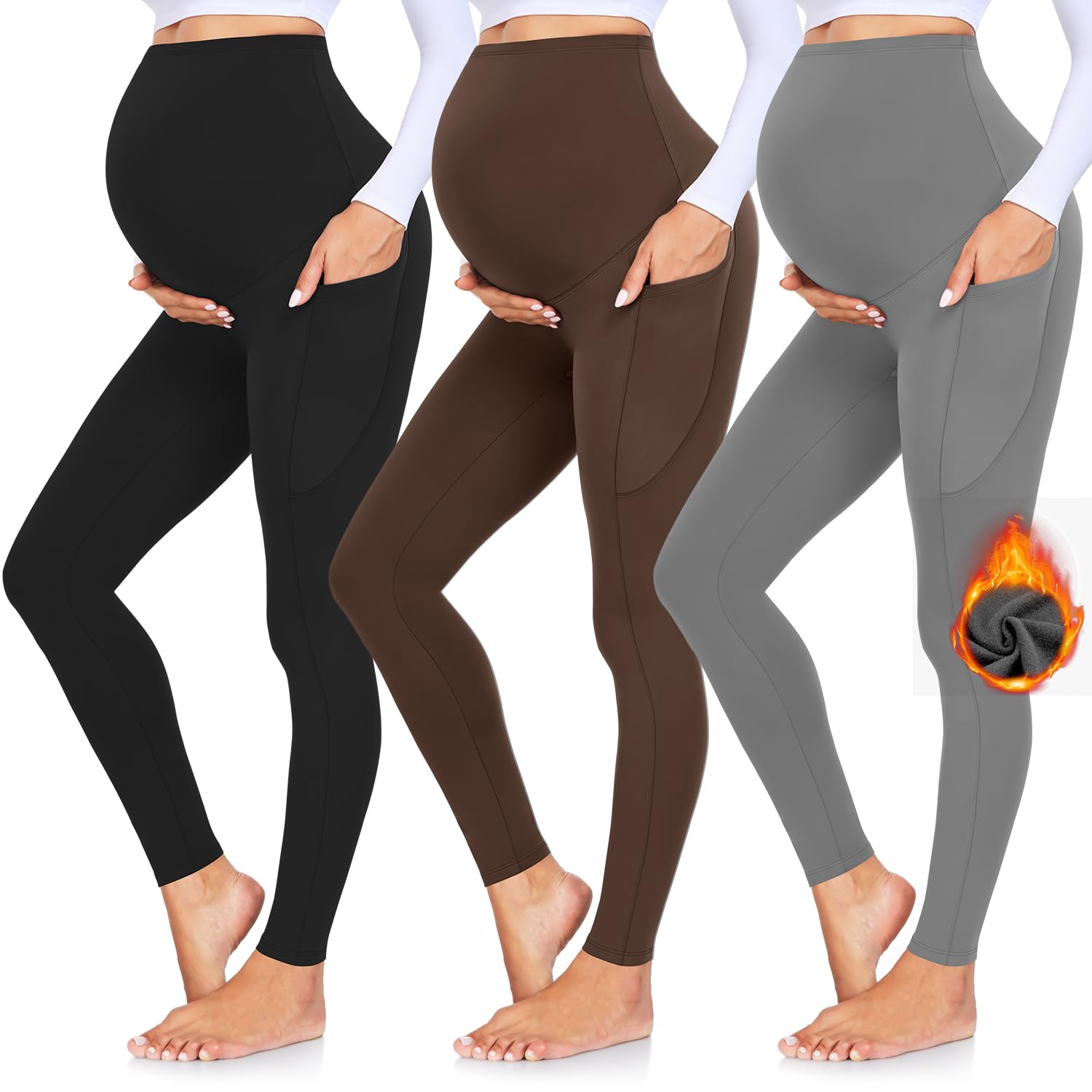 GROTEEN 7 Pack High Waisted 5''/8'' Biker Shorts for Women - Buttery Soft Black Workout Yoga Running Spandex Yoga Shorts