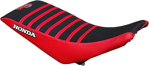 Miniatura 4 de Funda de asiento compatible con Honda 1999-2007 TRX400EX TRX 400EX TRX 400 EX Quad (rojo/negro)