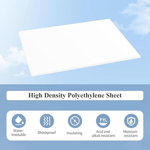 Miniatura 10 de Gute Bloque de HDPE Hoja de plástico de polietileno de alta densidad blanco de polietileno de alta densidad rectangular sólido hoja de alta densidad