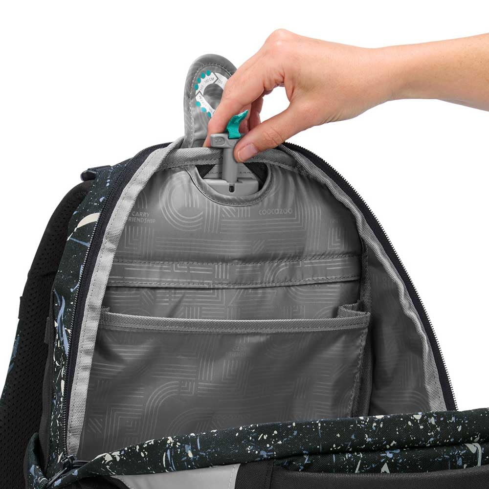 coocazoo MATE Schulranzen-Set 3tlg für Mädchen und Jungen ab der 4. Klasse mit Rucksack. Schlamperetui und Sportbeutel (Reflective Splash V2)