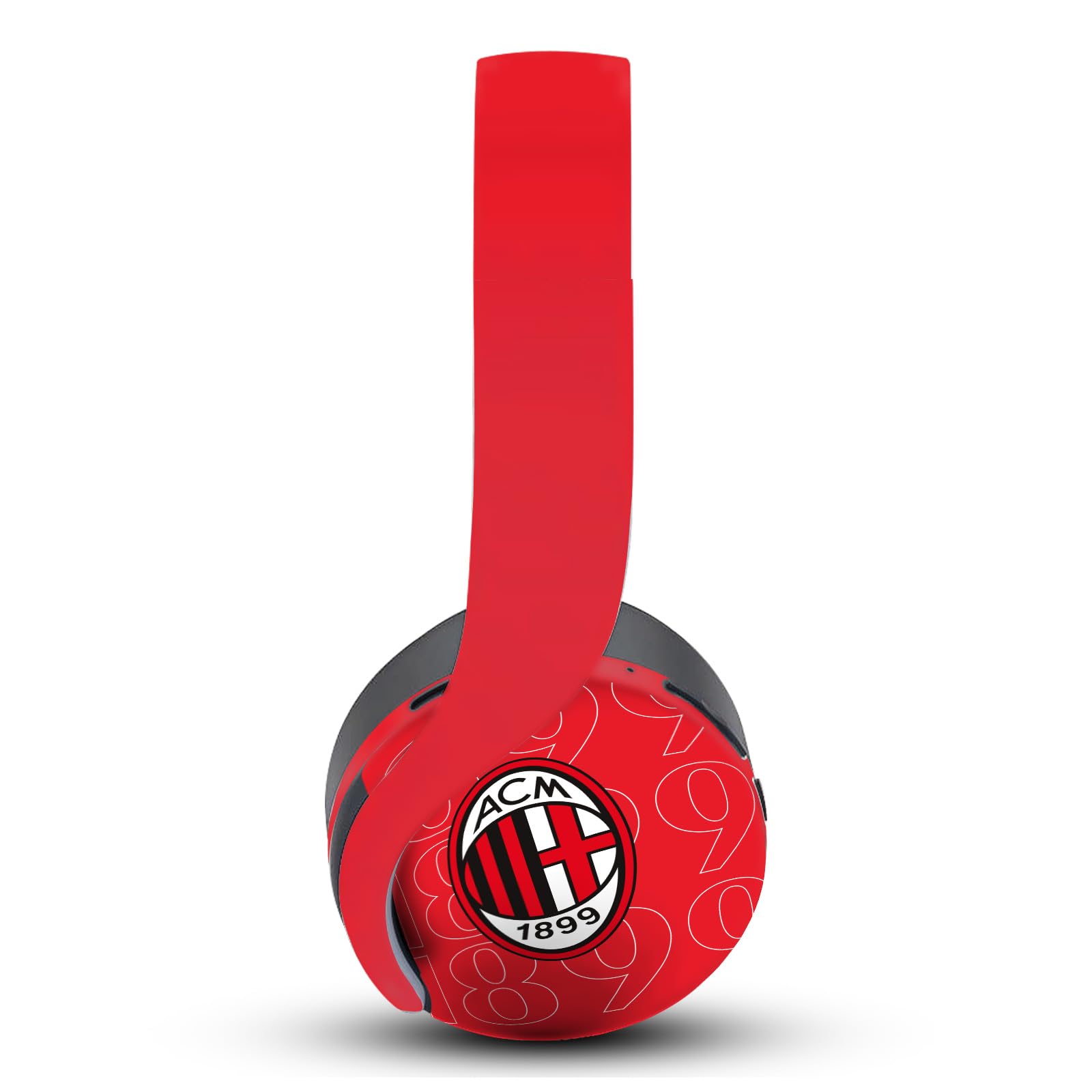 Head Case Designs Officially Licensed AC Milan 1899 Black Logo Art Vinyl Sticker Skin Decal Cover Compatible with Sony PlayStation PS Pulse 3D Headset