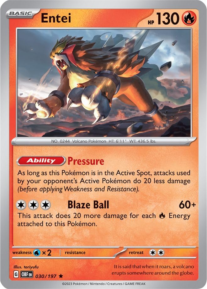 ポケモンカード Entei 15/98 2015 θdouble海外版 Pokemon - Entei (15/98) - Ancient Origins - Holo Rare Card