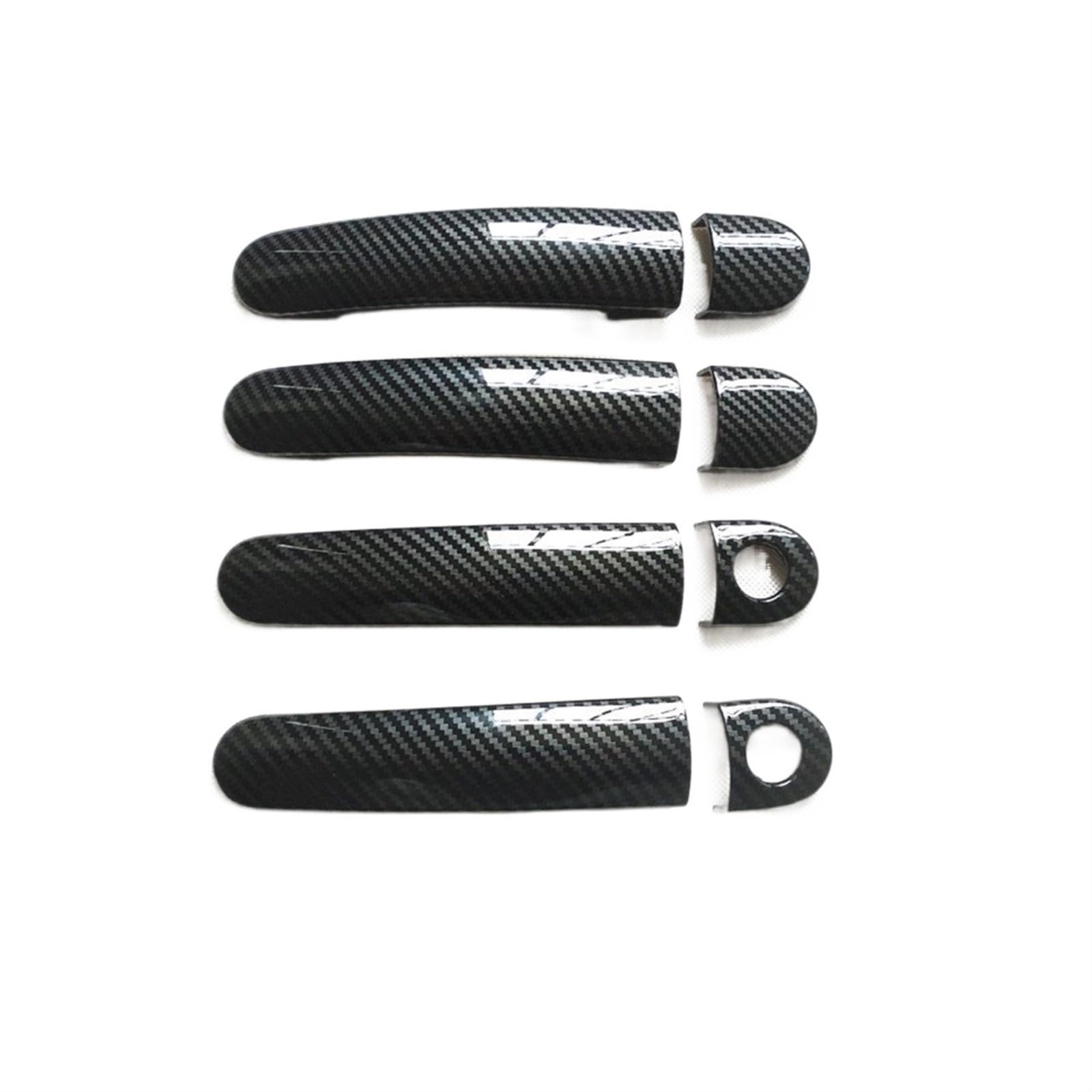 Drezzo 4 Car Exterior Door Handle For Vw For Polo For Mk For Mk5 6R Door Handle Cover Trim Handles Covers Plastic(4)