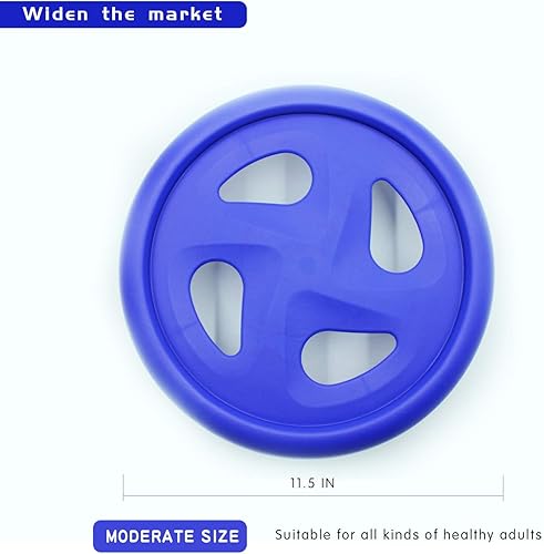 Miniatura 5 de Rodillo abdominal para abdominales, rueda de ejercicio de disco con núcleo de posavasos, deslizadores de fitness, equipo de entrenamiento abdominal,