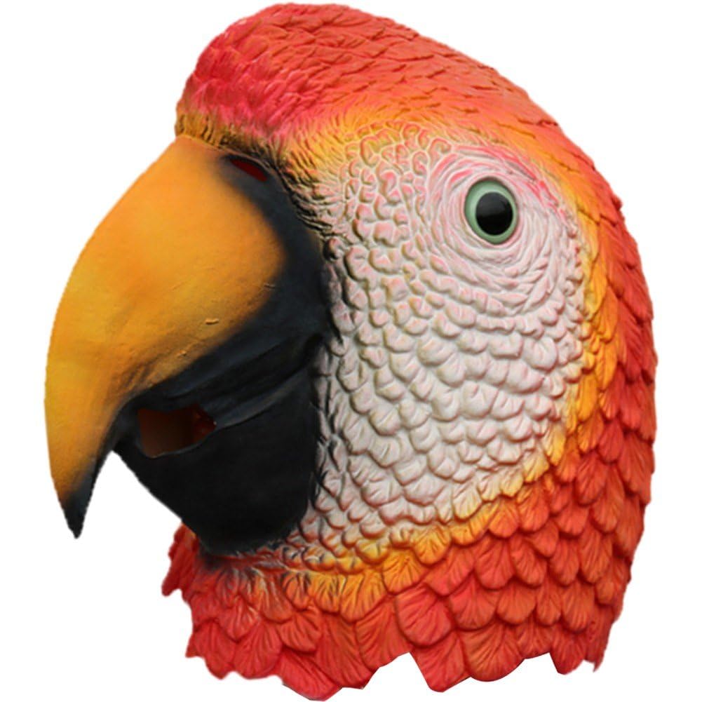 Masque de perroquet pour cosplay animalier et animation de fête de carnaval