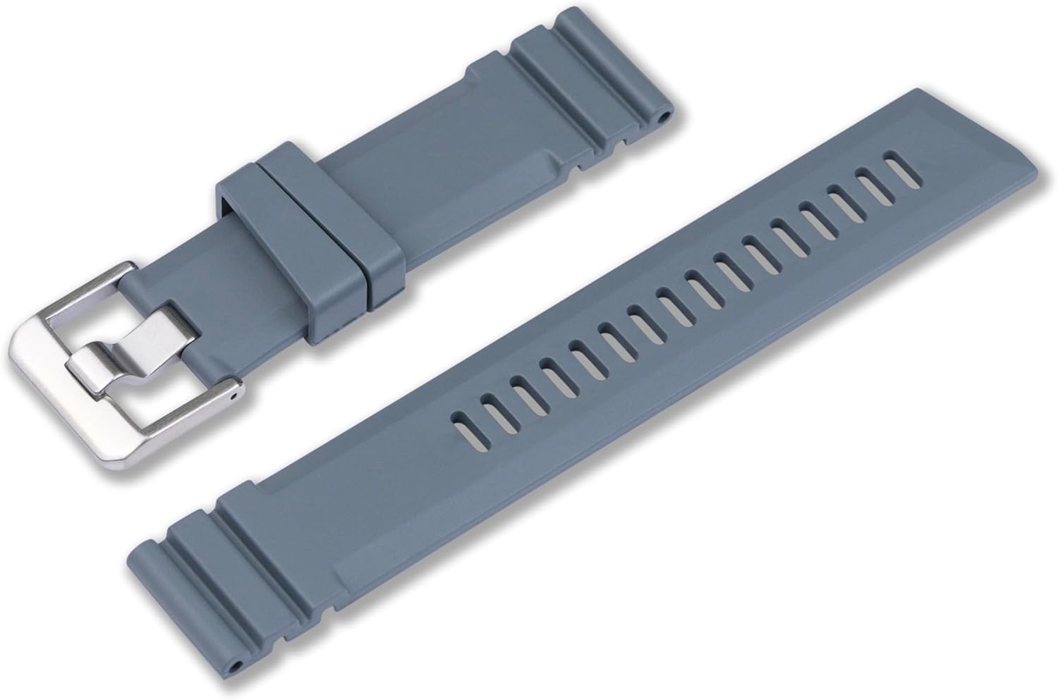 Crafter Blue CB51 Watch Strap Professional Diver Straight End FKM Rubber Strap Replacement Band for All 22mm Width Lug Watches - Image 5