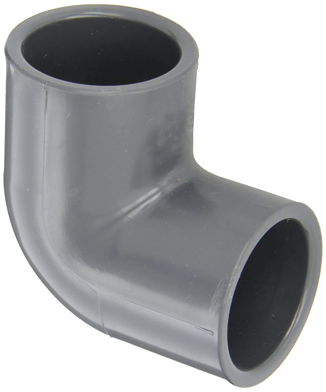 MroMax - Conector de acople para tuberías de PVC de 40 mm, 30 unidades, conector de 90 grados, para uso doméstico o industrial, color gris