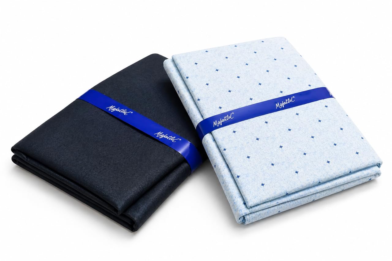 Mafatlal Pant Shirt Gift Pack | Unstitched Fabric Combo For Men Clothing Tailoring Material Shirt Trouser Set Suitable For Gifting Purpose | Pant 1.20 Meter Shirt 2.5 Meter-picture-38