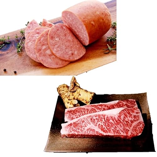 特選★米沢牛サーロインステーキ700g&短角牛入りボロニアソーセージ400g