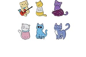 Enamel Pins for Backpacks - Cartoon Lapel Pins - Anime Cat Brooch Pins