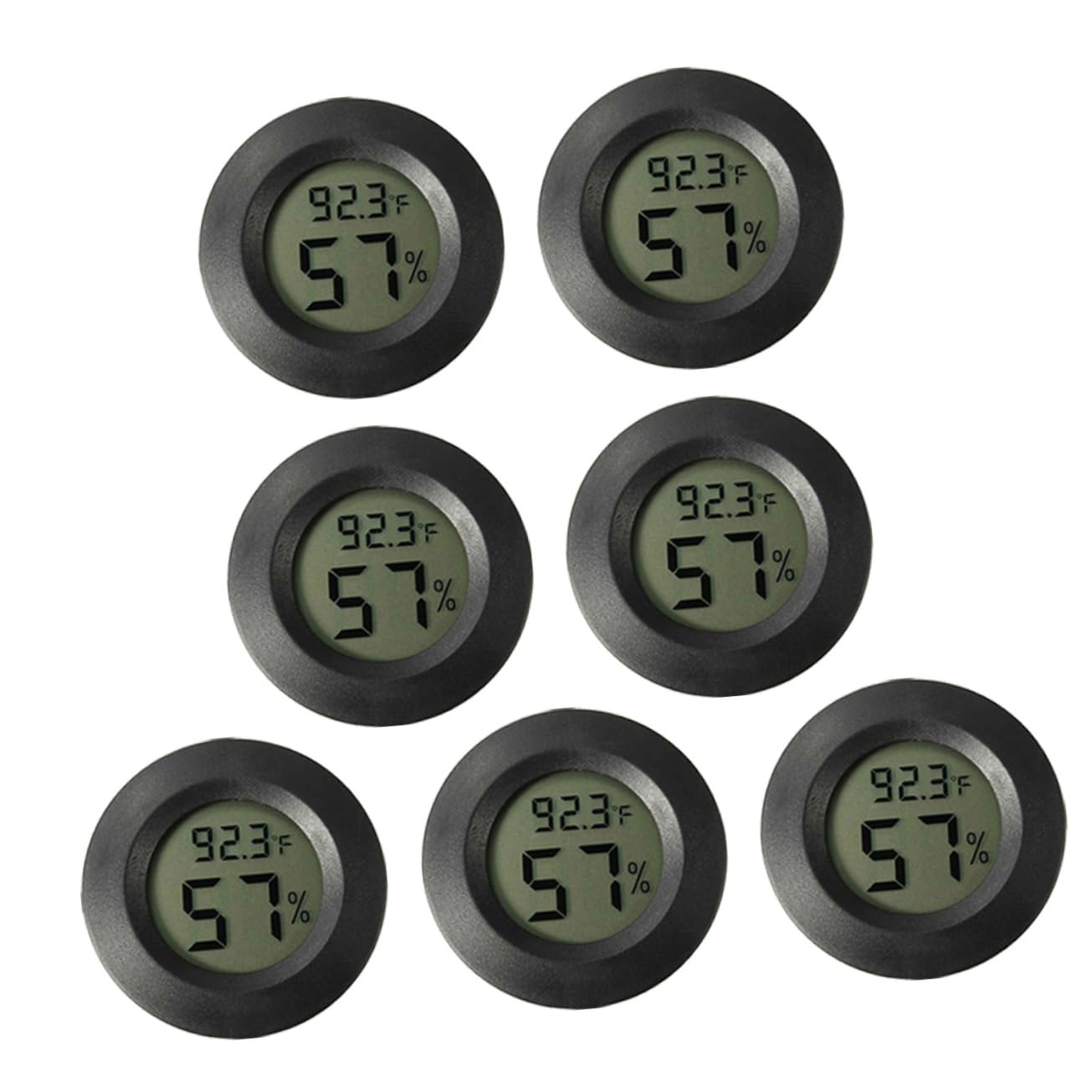 Toddmomy 14piezas Higrómetro Digital Mini Para Terrario Medidor De Humedad y Temperatura Para Reptiles Pantalla Digital Compacto y Portátil