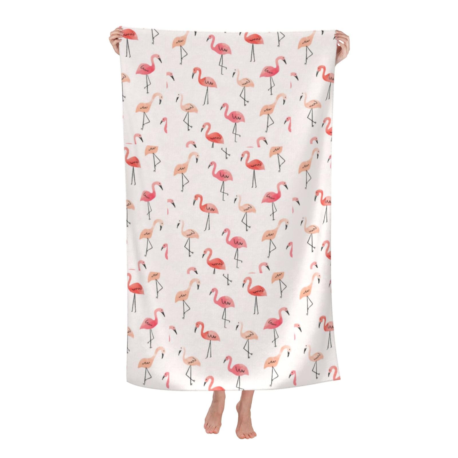 Cbaaghh Flamingo. Print Adult Beach Towels,Beach & Pool Towel,Beach Towels,Towels For Camping