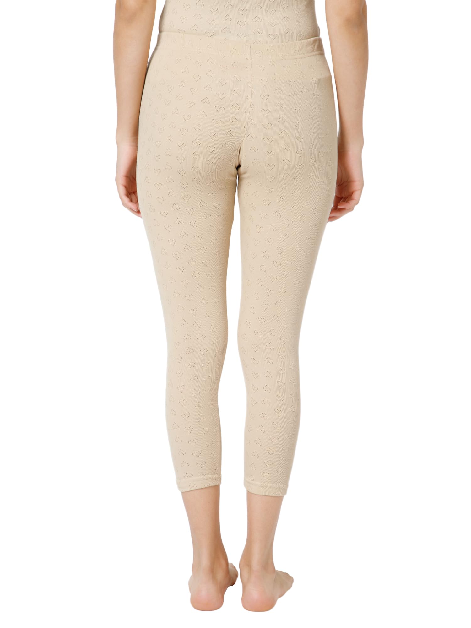 Bodycare Insider Women's Regular Fit Beige Thermal Lower Xl - Image 2 thumbnail