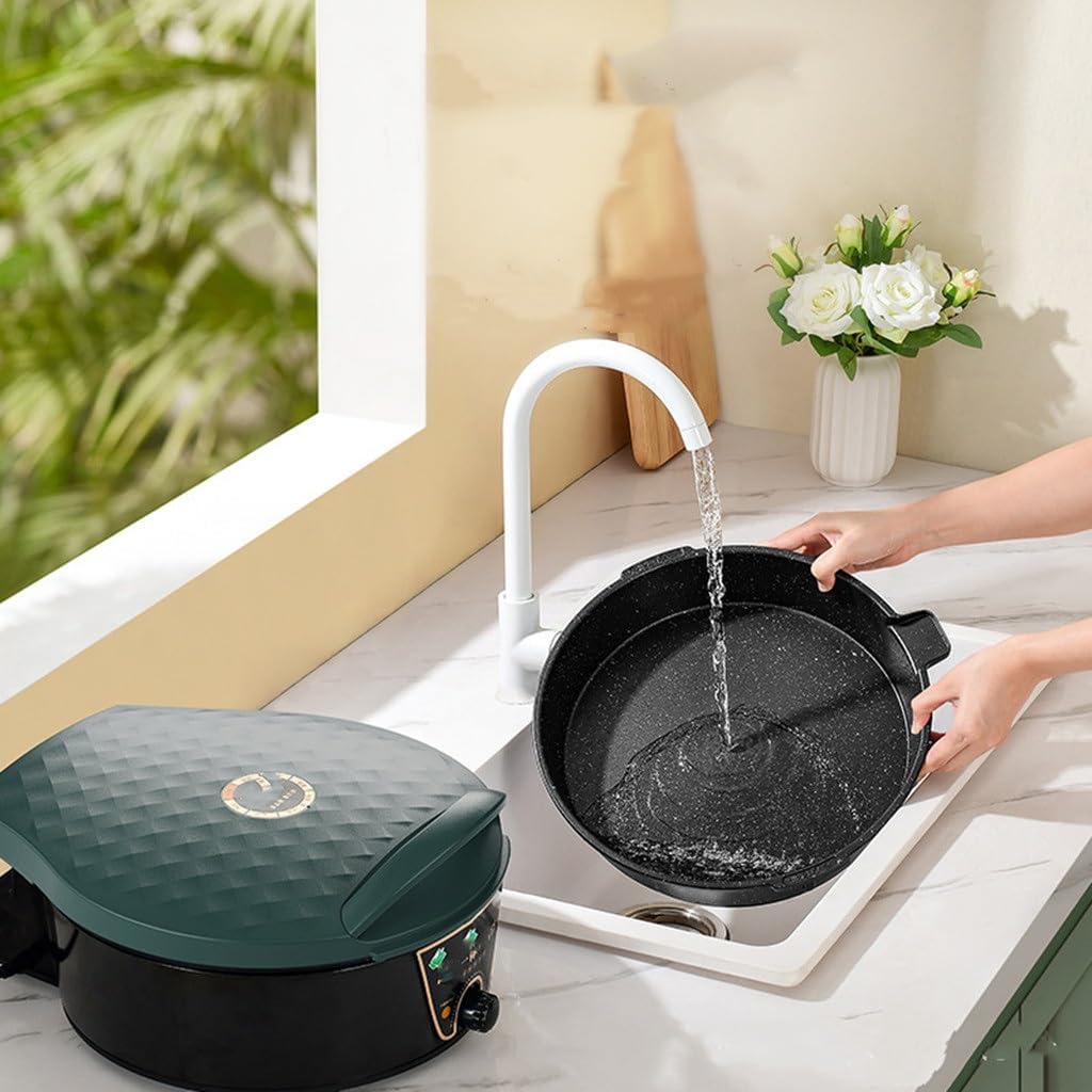 Electric Baking Pan Deepen Double-sided Heating Suspension Home Tray Large Capacity