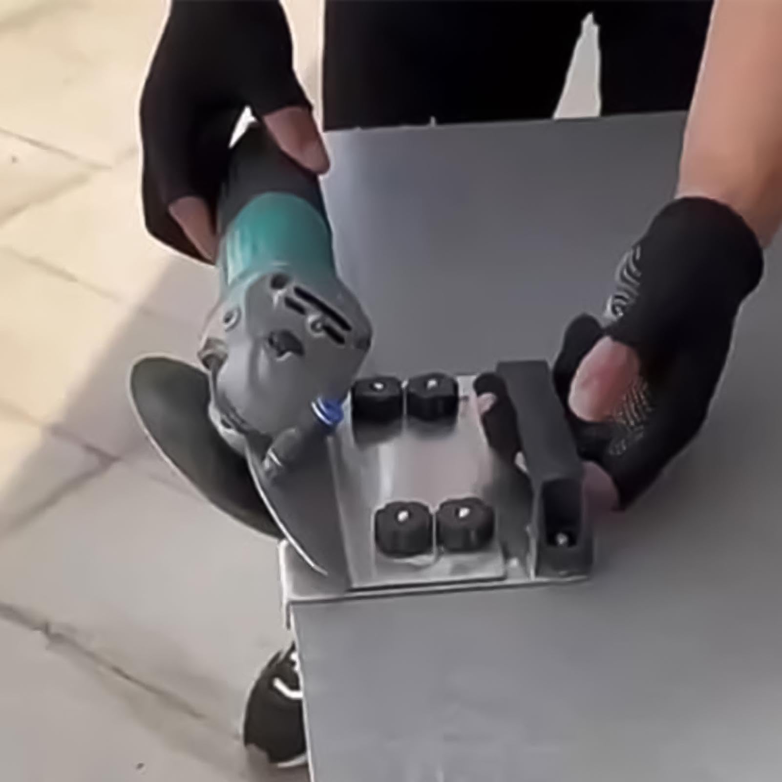 Soporte Para Amoladora Angular Para Corte De Chaflán De Azulejos De 45°, Soporte De Corte Especial, Herramienta De Biselado De Azulejos En Ángulo De 45 Grados Para Cortar Piedra De Cerámica