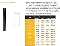 Vista 3 de DuraVent 4PVP-06 4" diámetro interior – PelletVent Pro Tipo L Chimenea Pipe – Doble, Acero inoxidable
