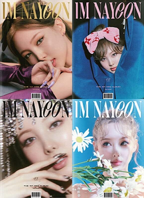 TWICE NAYEON IM NAYEON 1st Mini Album (I'M + NA + YEON + POP - Set + 2 TARJETAS DE REGALO DE TIENDA) K-POP sellado