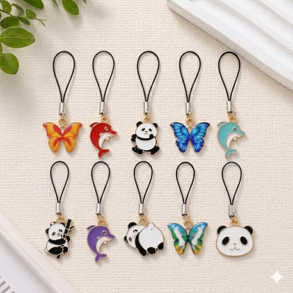 Mobile Phone Charm Strap Hanger Lanyard with Lobster Clasp for DIY Charms, Keychains & Accessories (Mix)-image-32