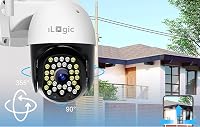 iLogic Kültéri WiFi Biztonsági Kamera - 360° PTZ, 3MP Felbontás, 4x Zoom, Vízálló, Éjjellátó, TUYA/Smart Life Kompatibilis, Mozgásérzékelés 9