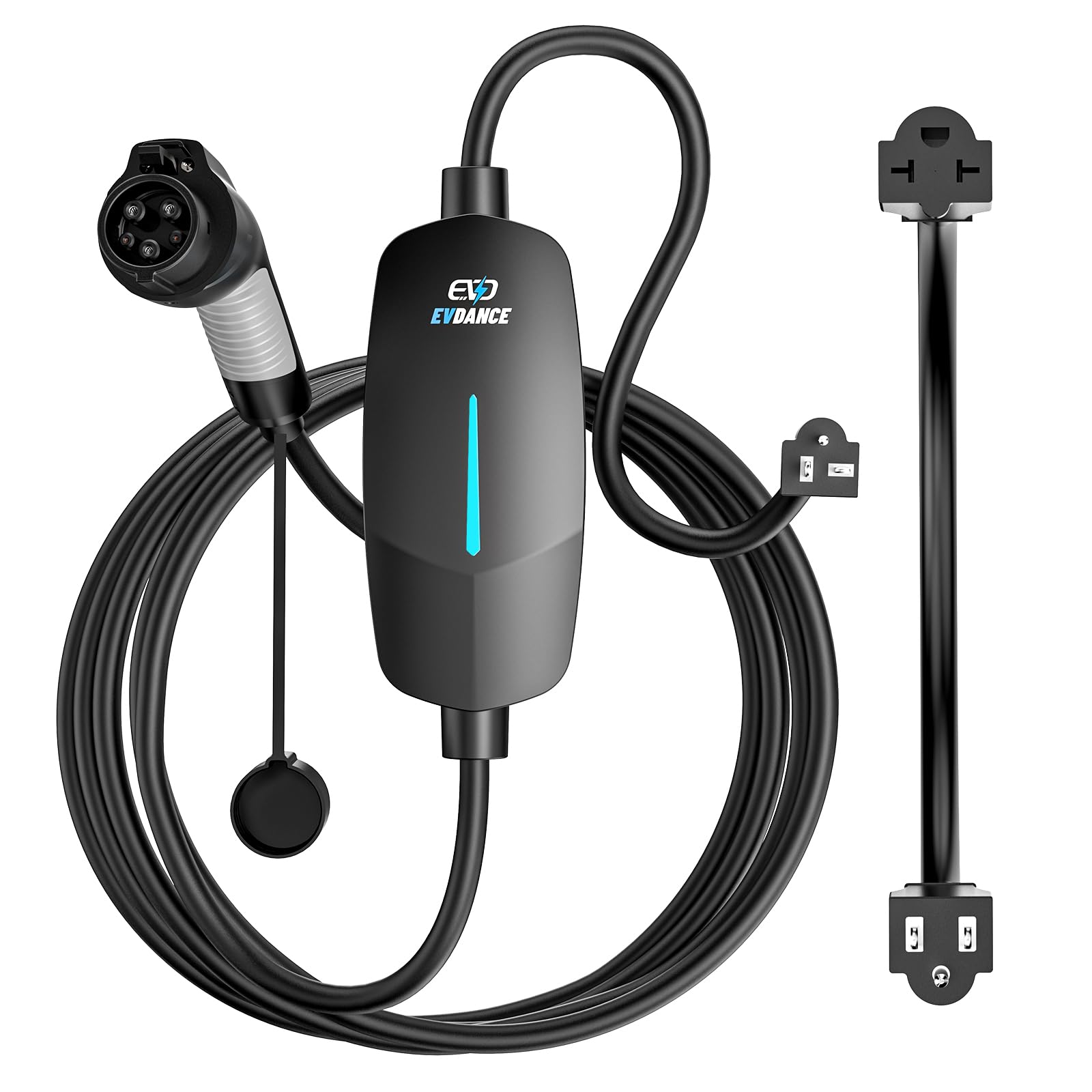 Amazon | EVDANCE レベル1&2 EV充電器、25フィートケーブル付き電気