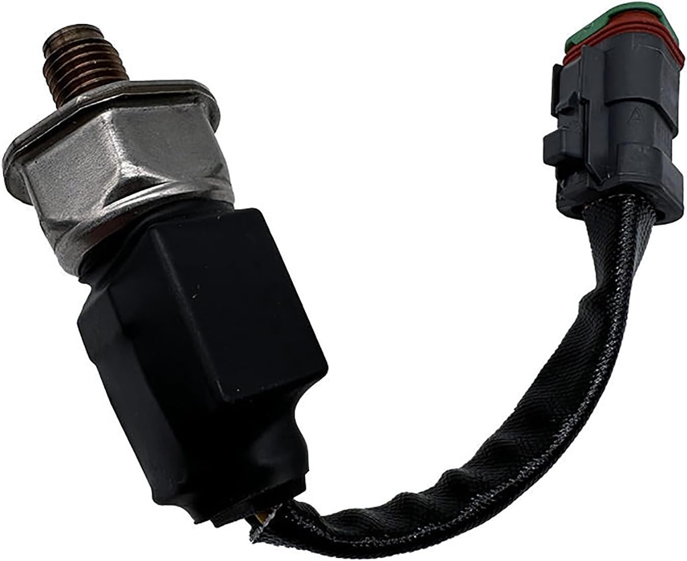 4954245 495-4245 Fuel Rail Pressure Sensor Replacement for Cummins Engine B3.3 ISC8.3 ISL9 ISL9.5 QSX15 QSZ13 ISZ13
