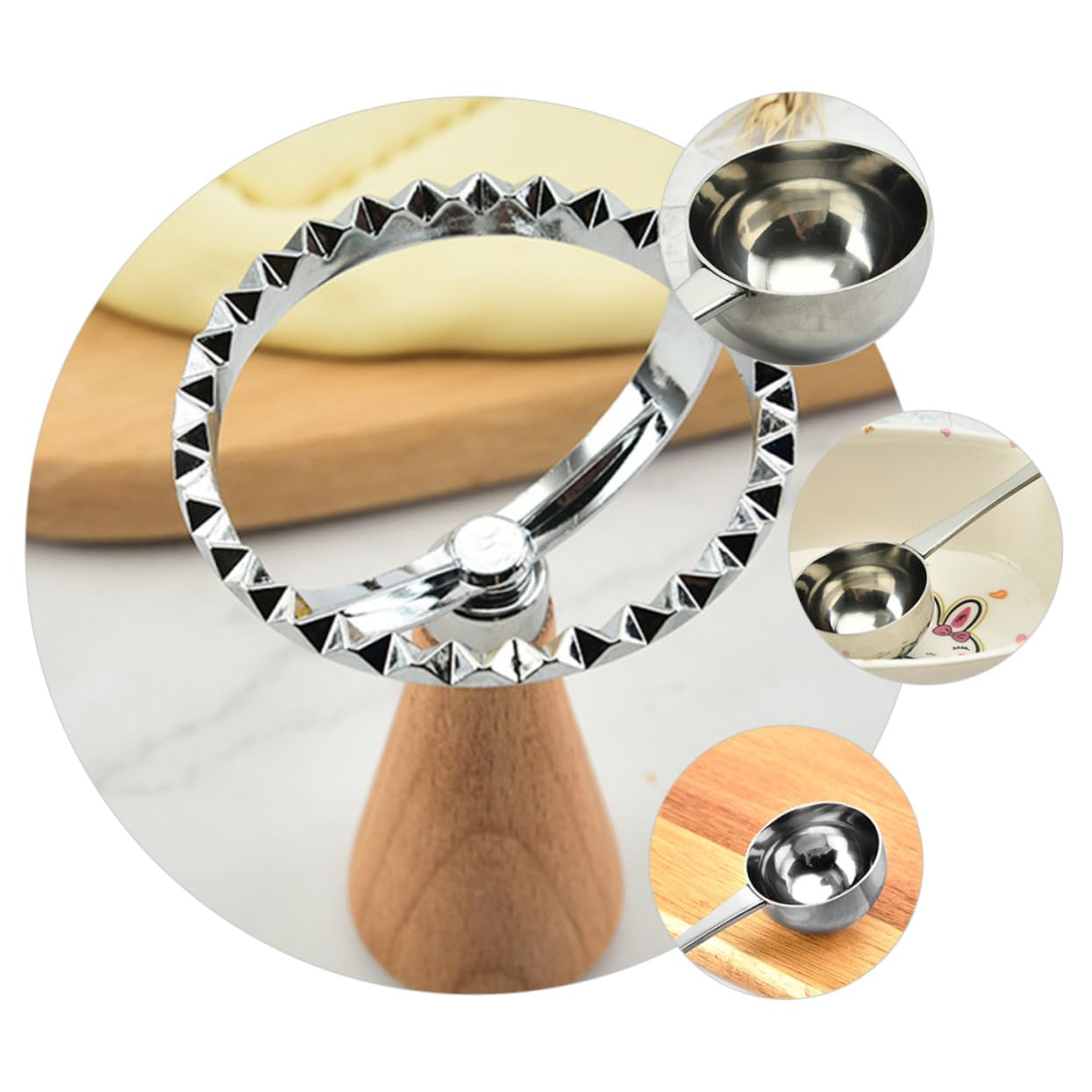 Set di Formine per Biscotti in Acciaio Inox 5 Pezzi