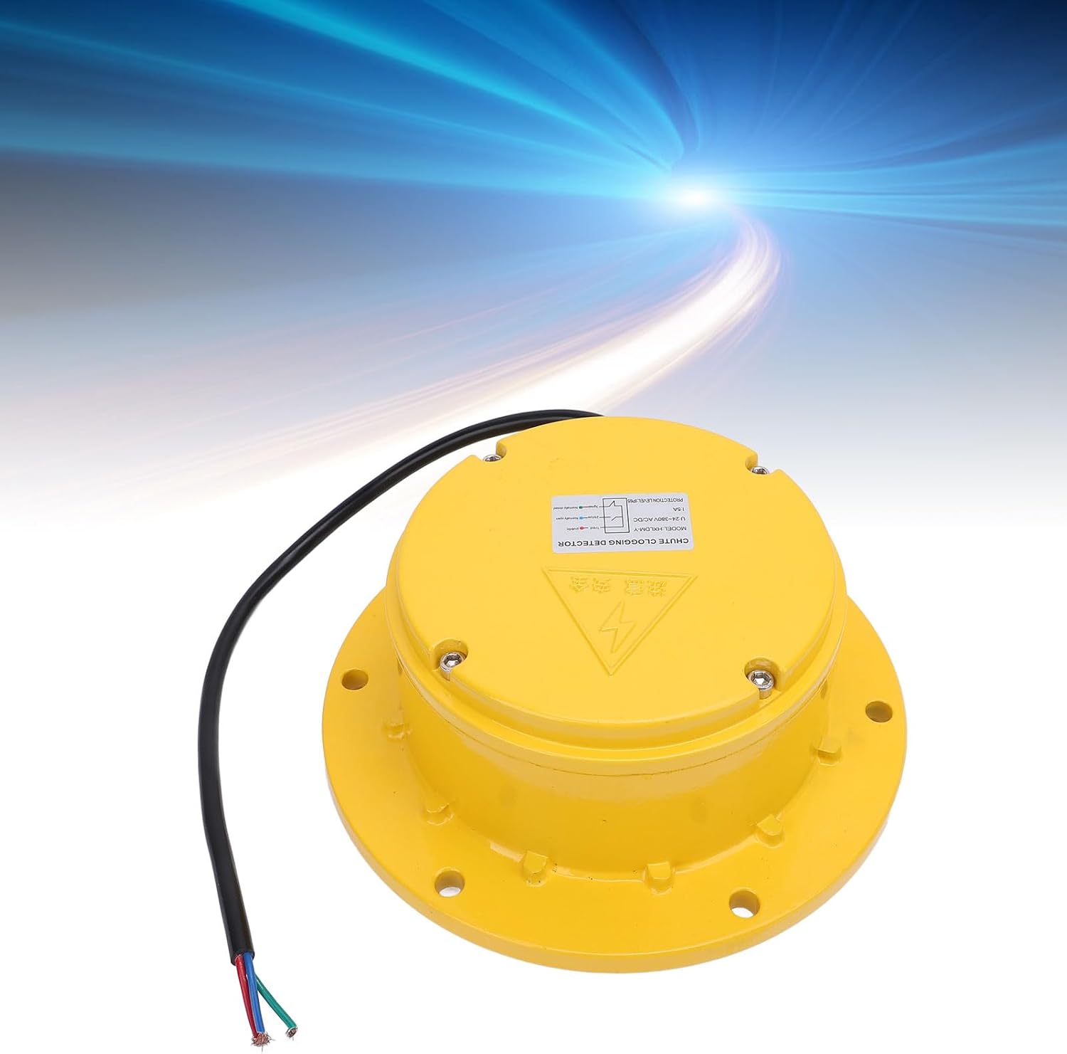 Pipe Blockage Detector Locators Sensor, 24-380V Water Pipe Wall Scanner Pipeline Detector Metal PVC Water Pipes Clogging Tool, Chute Blockage Detector Round Shape Compact Blockage