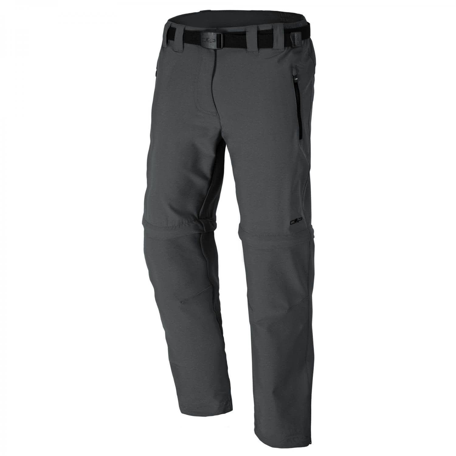 CMP - Woman Zip Off Pant, Anthracite, M