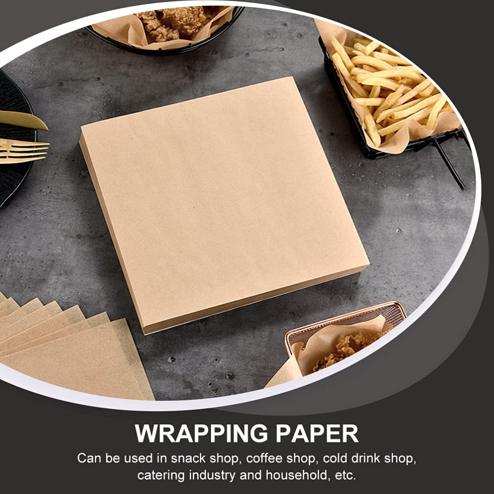 Cabilock 500fogli Carta da Forno Antiaderente Alimentare Carta da Forno per Hamburger Accessori da Cucina Dimensioni Contenute Facile da Riporre