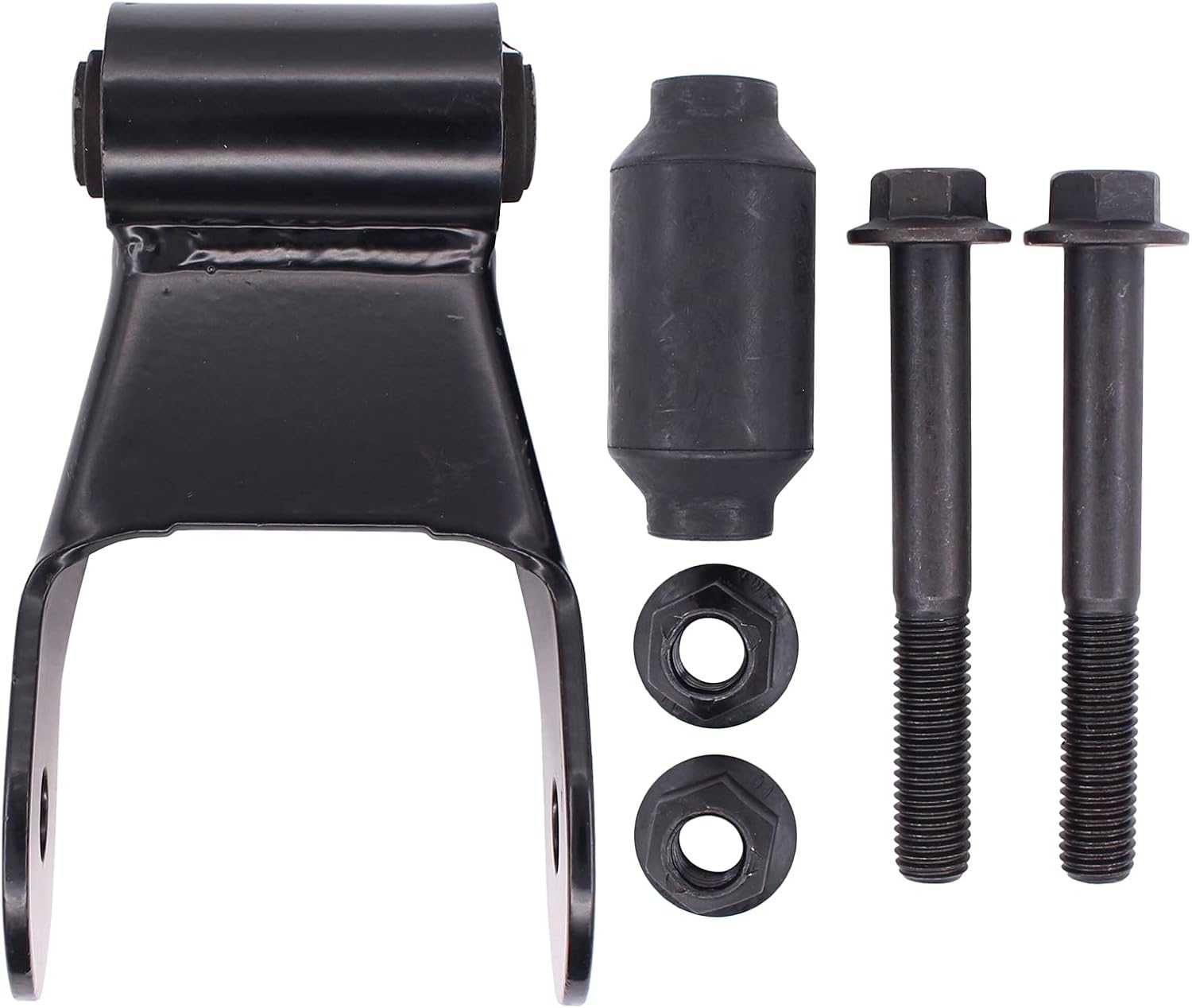 NewYall Pack of 2 Rear Left or Right Rearward Leaf Spring Shackle Bracket Kit for Ford Ranger 2009-2011, F-150 1997-2004