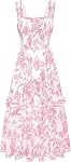 SCARLET DARKNESS Robe florale pour femmes 2026 Robe d'été en fumée