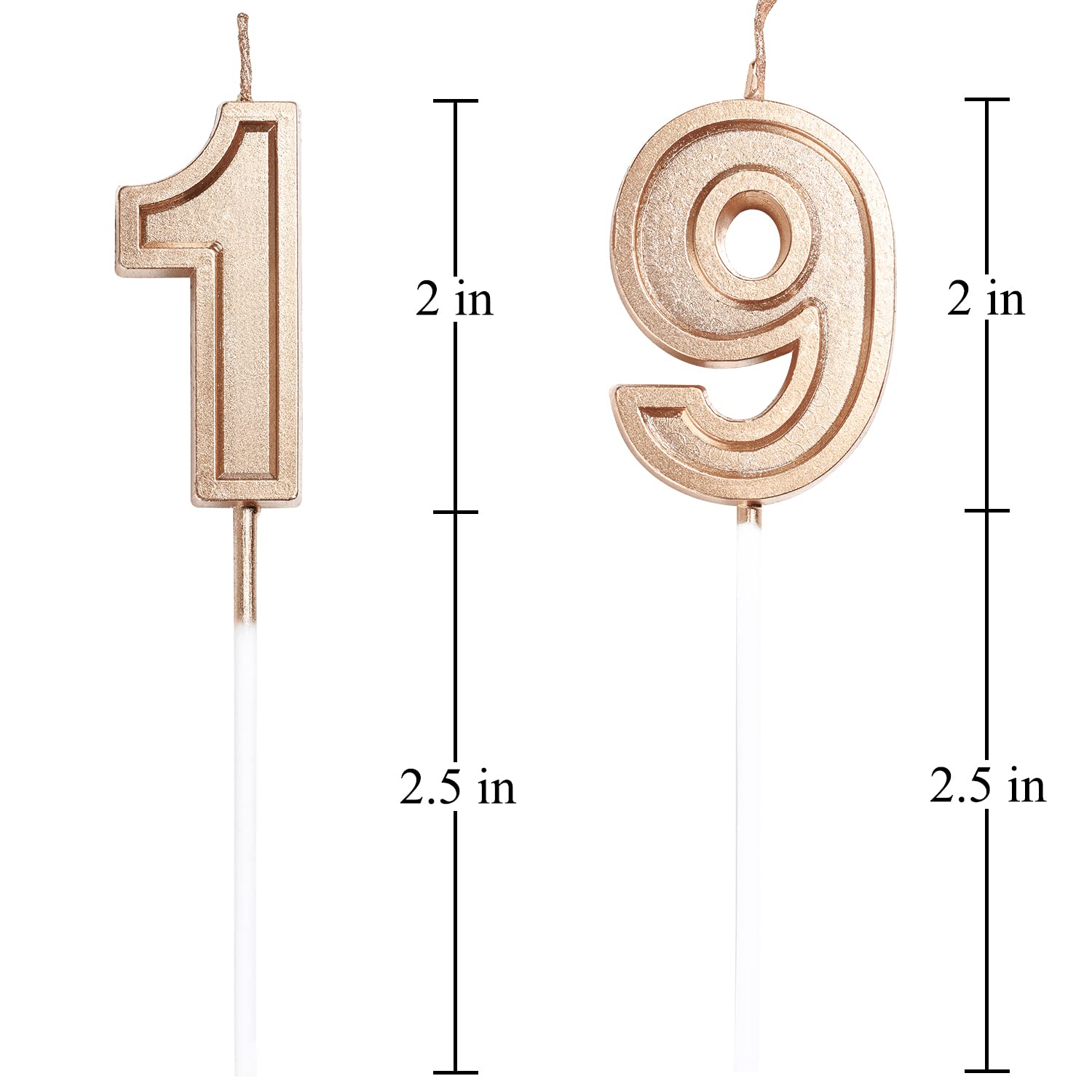 Amazon.co.jp: 19歳&91歳の誕生日キャンドル ナンバー19 91 ケーキ