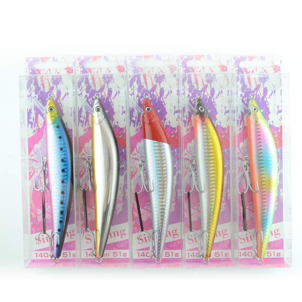 シンキングミノー28ｇ　90mm　5個セット　ヒラメ　5セット シンキングミノー28g90mm5個セットヒラメ5セット