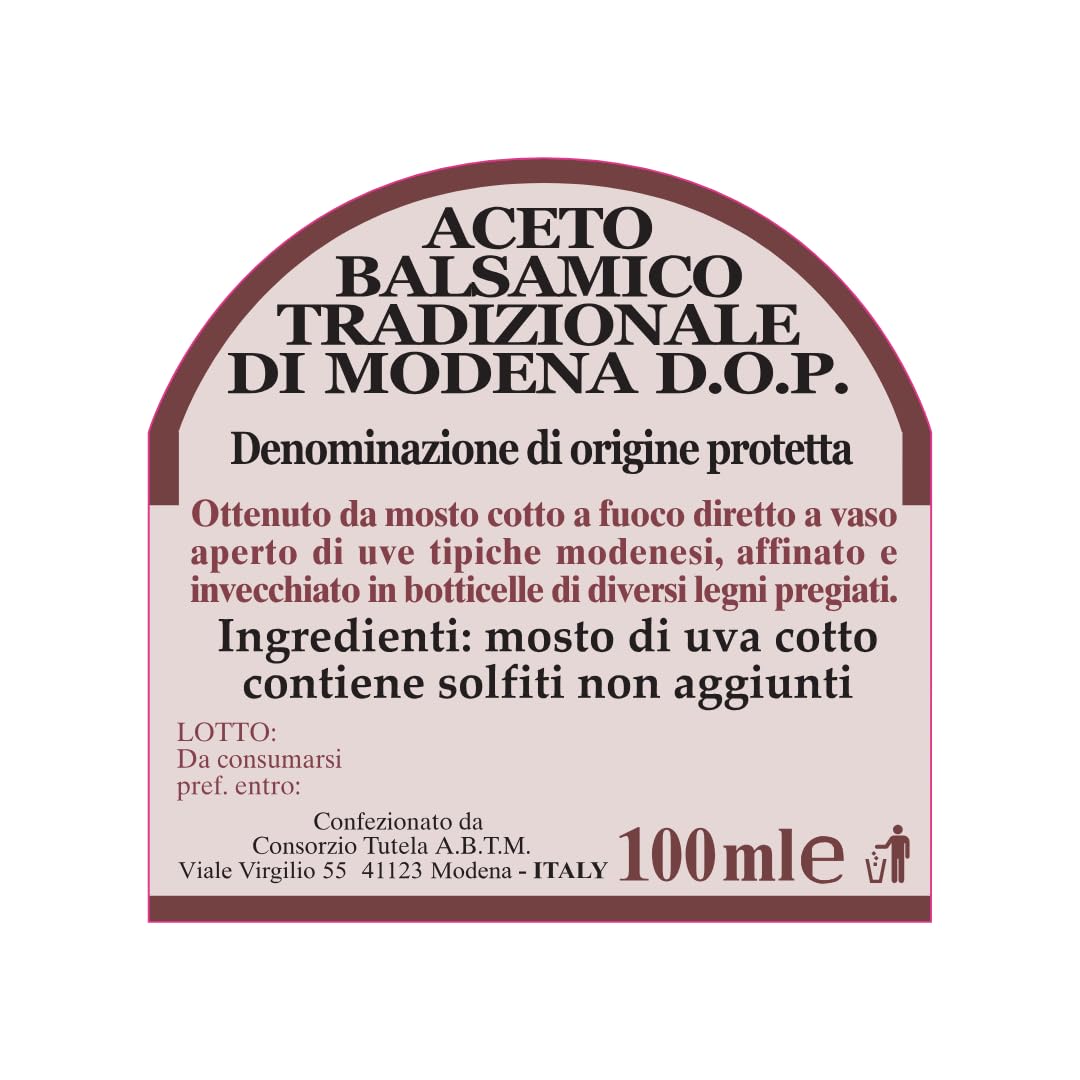 Giusti - Aceto Balsamico Tradizionale di Modena Affinato DOP - 100ml
