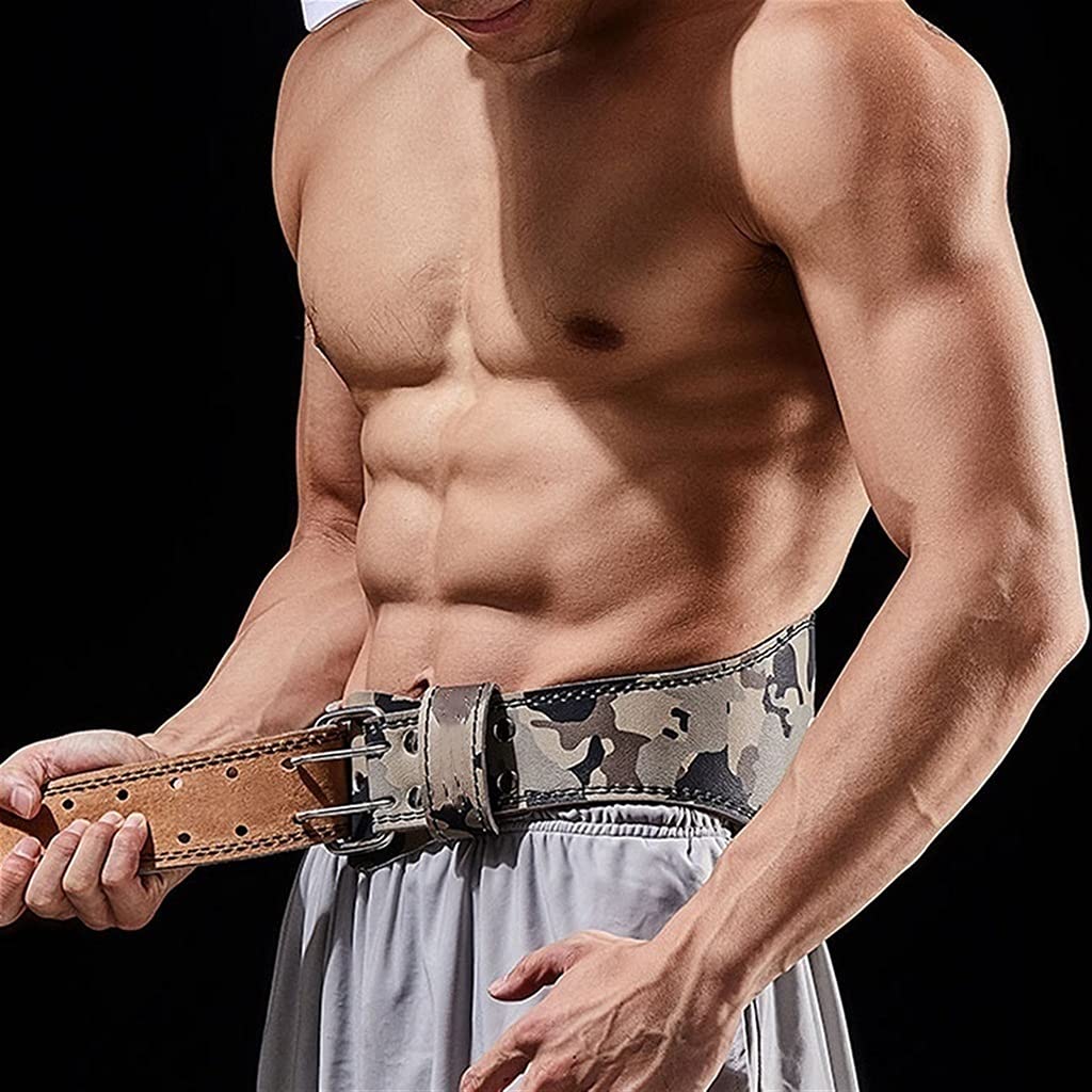 Pasy do podnoszenia ciężarów pas podtrzymujący talię wzór kamuflaż sportowy pas do podnoszenia ciężarów profesjonalny pas fitness dla mężczyzn i kobiet sprzęt ochronny do treningu fitness