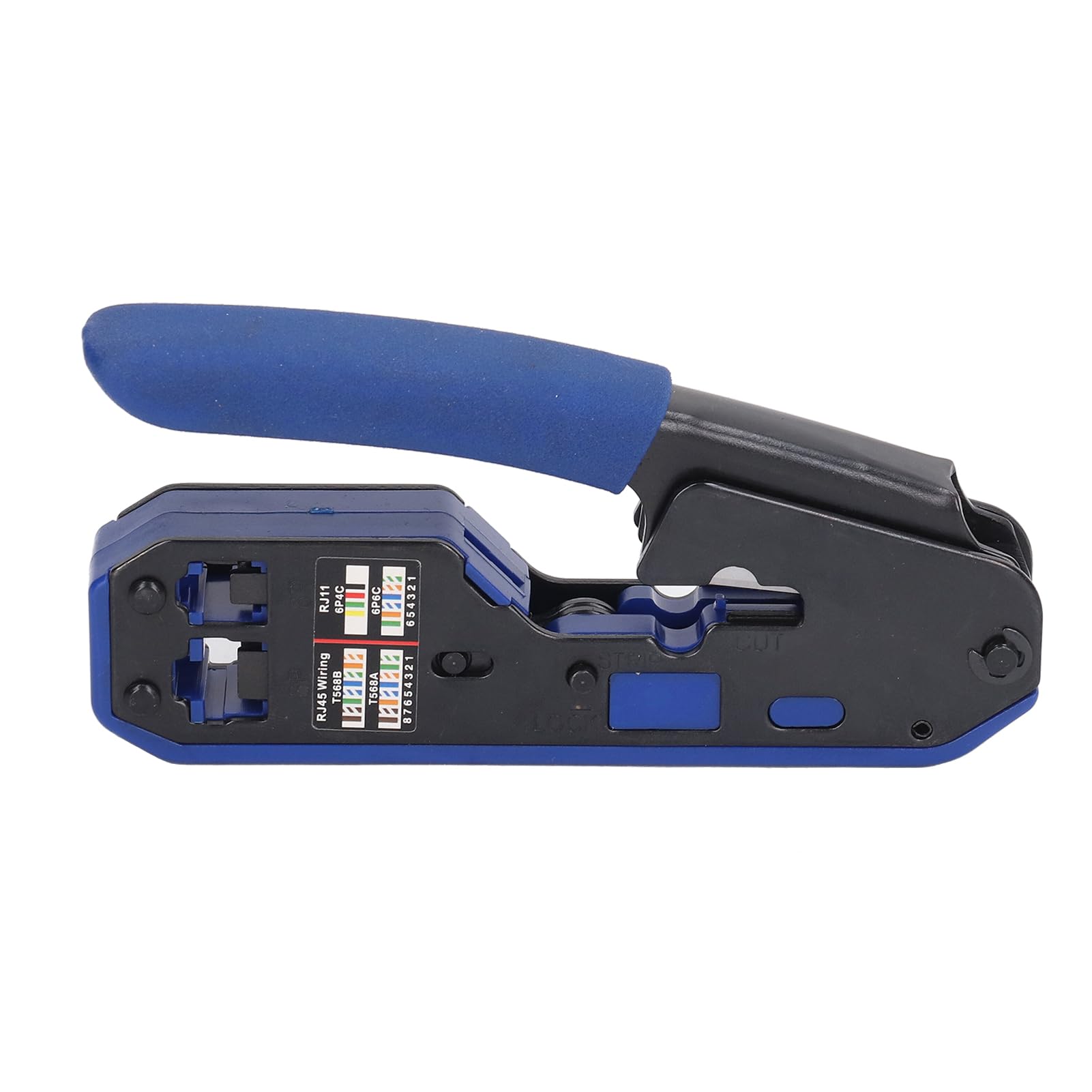 Emoshayoga Kit de pince à sertir RJ45 pour câble réseau Ethernet Cat6 Cat5e à domicile et bureau