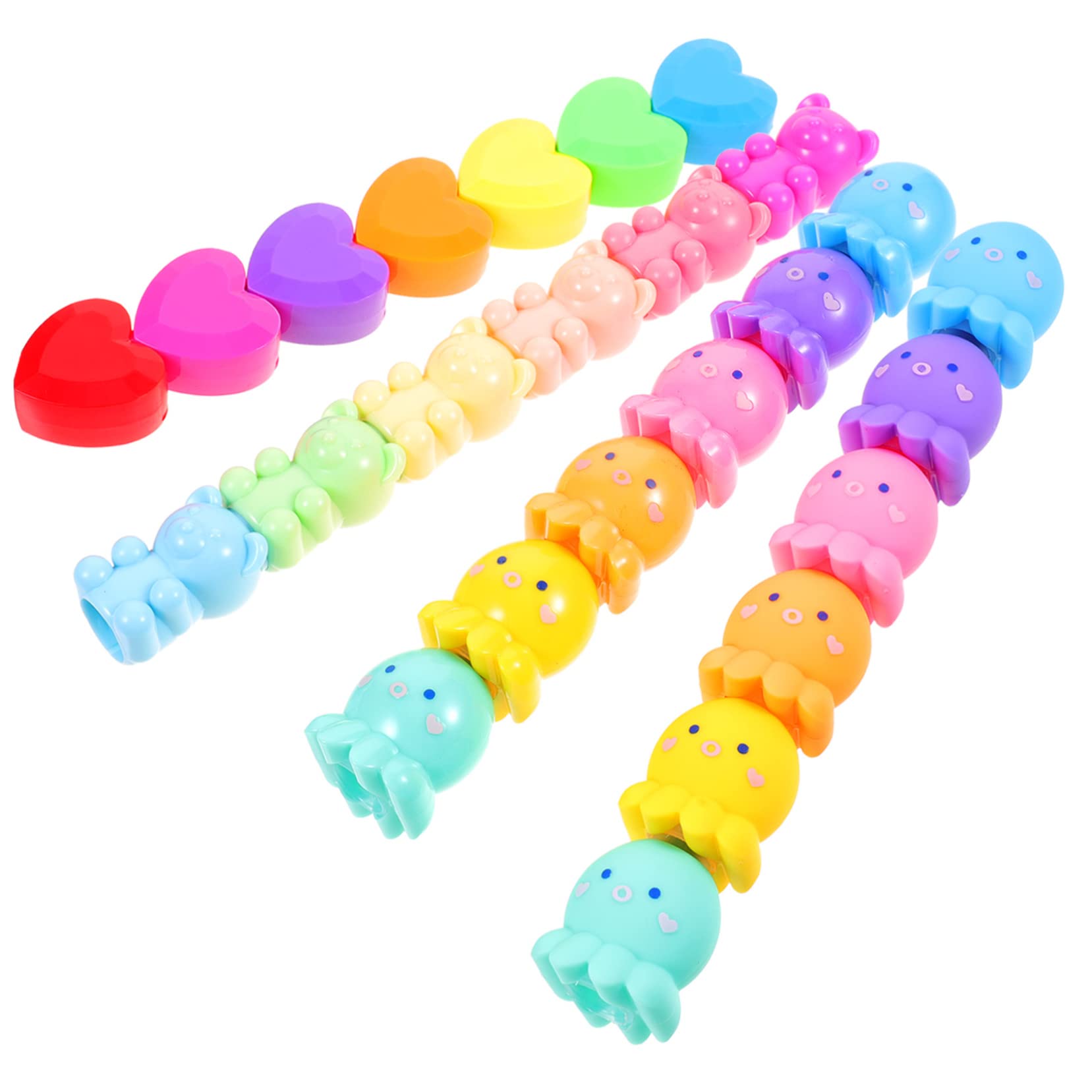 DOITOOL 125 Stück Cartoon Hochlighter Bunte Marker für Schule Büro und Diy Projekte Vielseitig Einsetzbar für Zeichnungen und Notizen für Schüler und Studenten